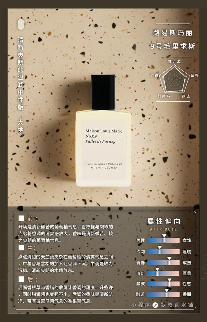 ’丨路易斯玛丽 9号毛里求斯不朽情缘游戏中性温润版‘大地